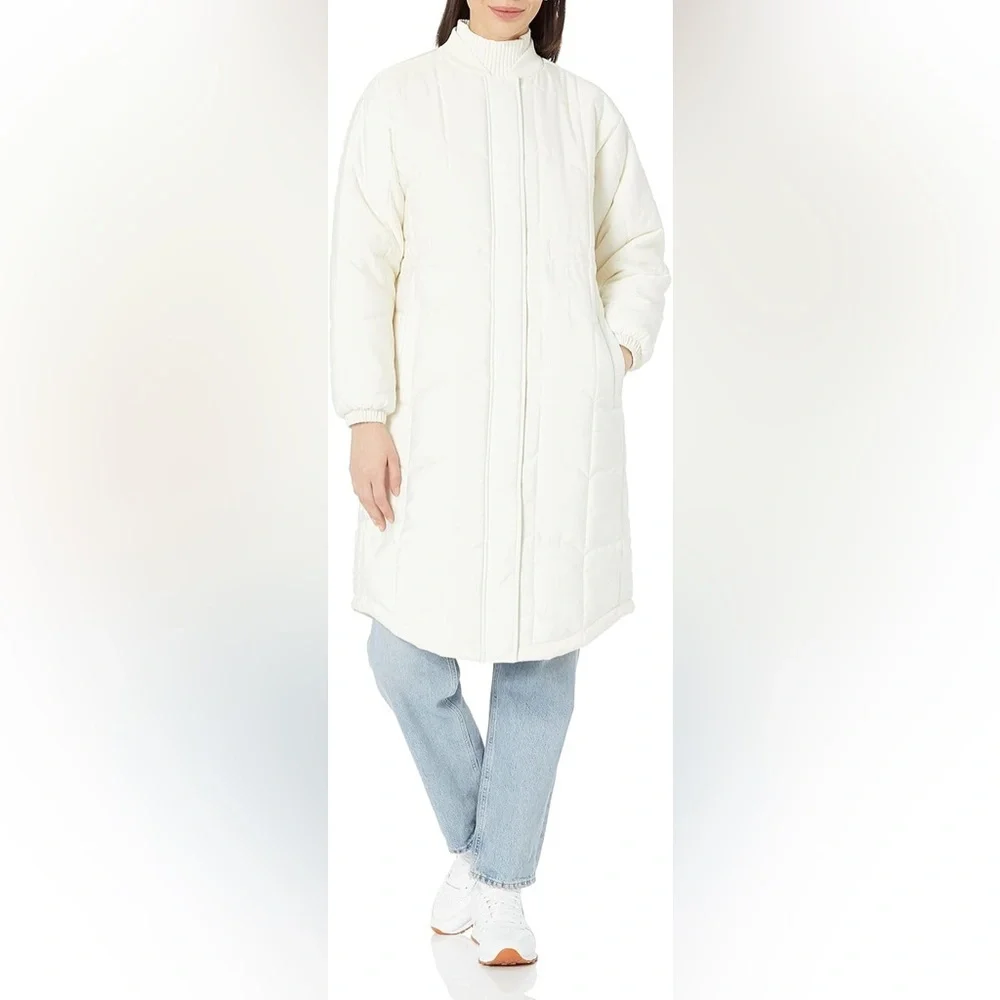 Amazon Essentials Women's Oversized Eggshell Puffer Coat XXL - Picture 3 of 5